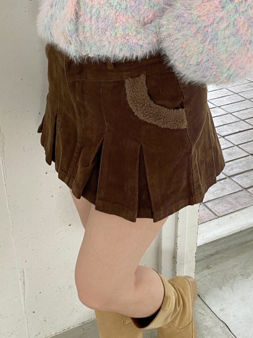 ＜SL2244664＞　プレッピープリーツミニスカート