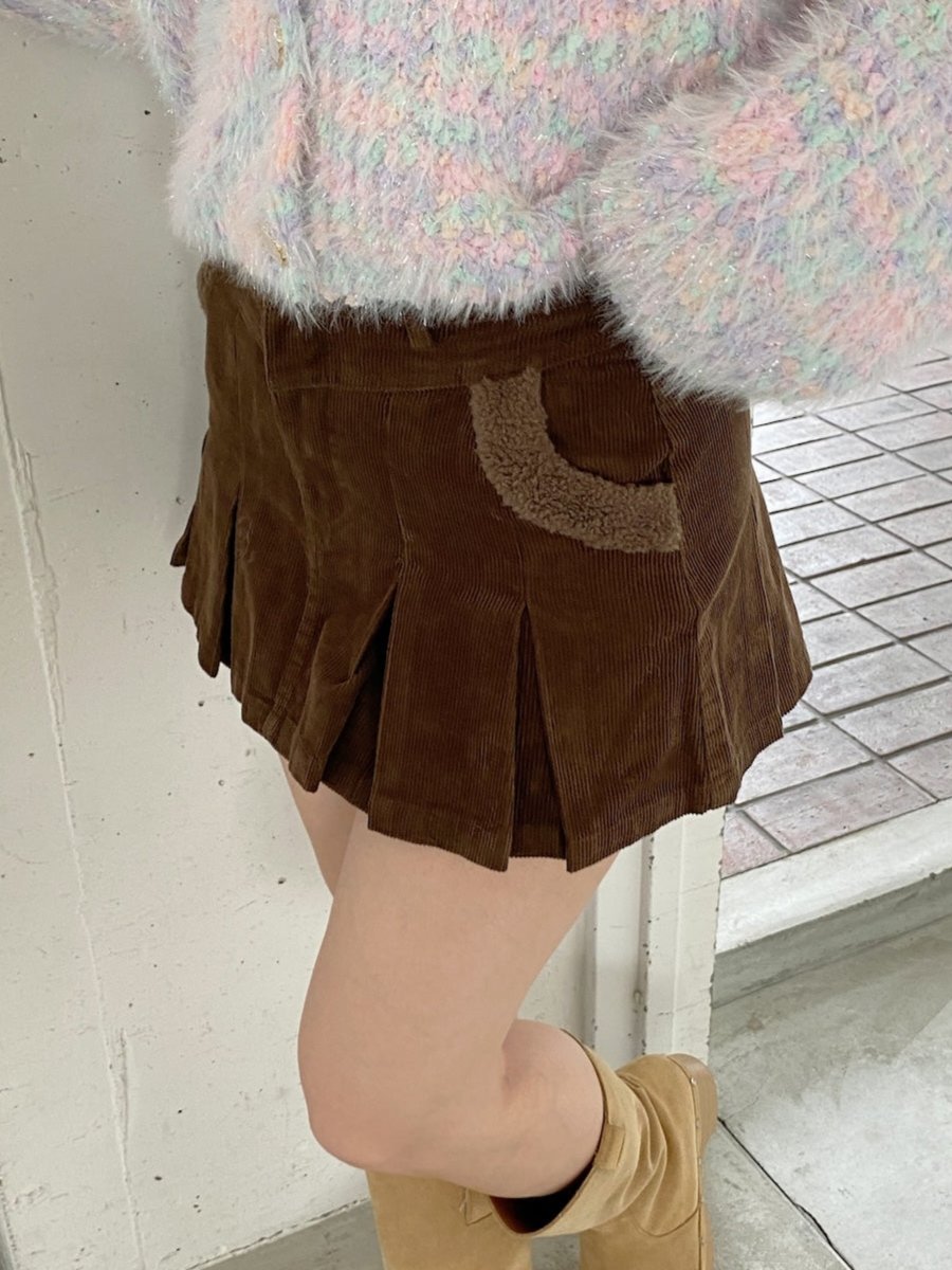 ＜SL2244664＞　プレッピープリーツミニスカート