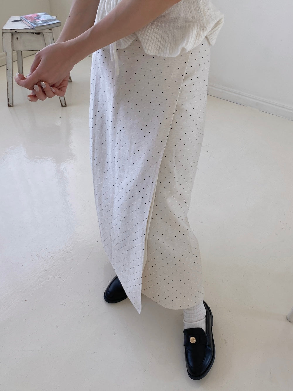 ＜SL2251657＞　ロング巻きスカート