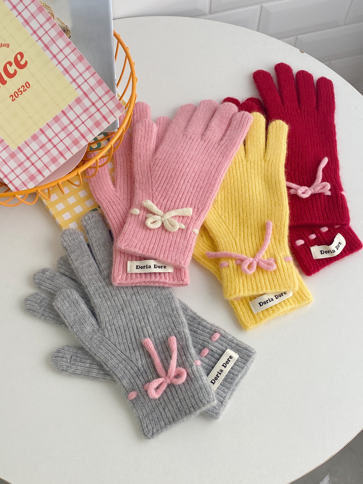 ＜SL4234601＞　ribbon stitch glove