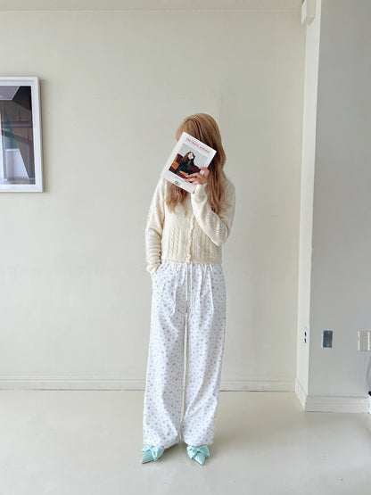 ＜SL2243674＞　fancy pastel flower pants