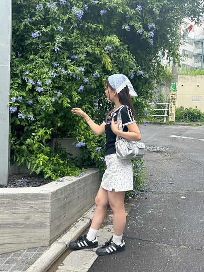 ＜SL2242641＞　小花柄ミニスカート