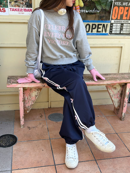 1,000円オフ！＜SL2234611＞　lettering middleスウェット