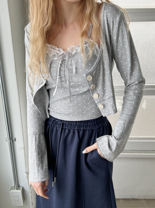 ＜SL2251643＞　パッド付きベアデザインアンサンブル
