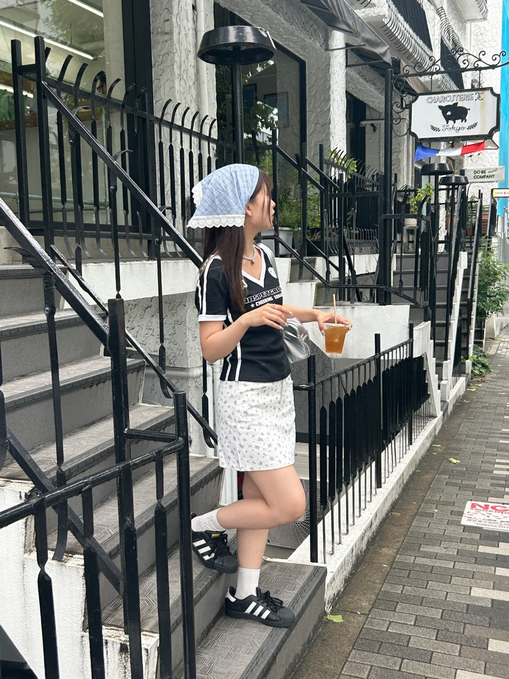 ＜SL2242641＞　小花柄ミニスカート