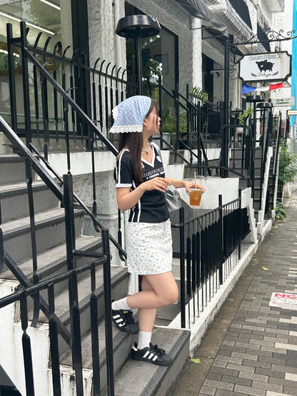 ＜SL2242641＞　小花柄ミニスカート