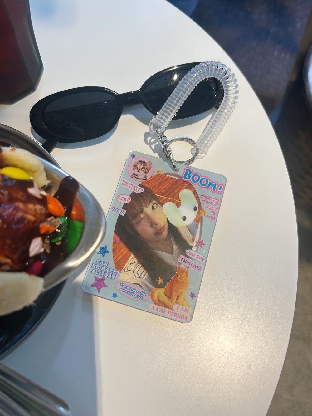 ＜WO4242604＞　両面ネコPOPトレカカードケース