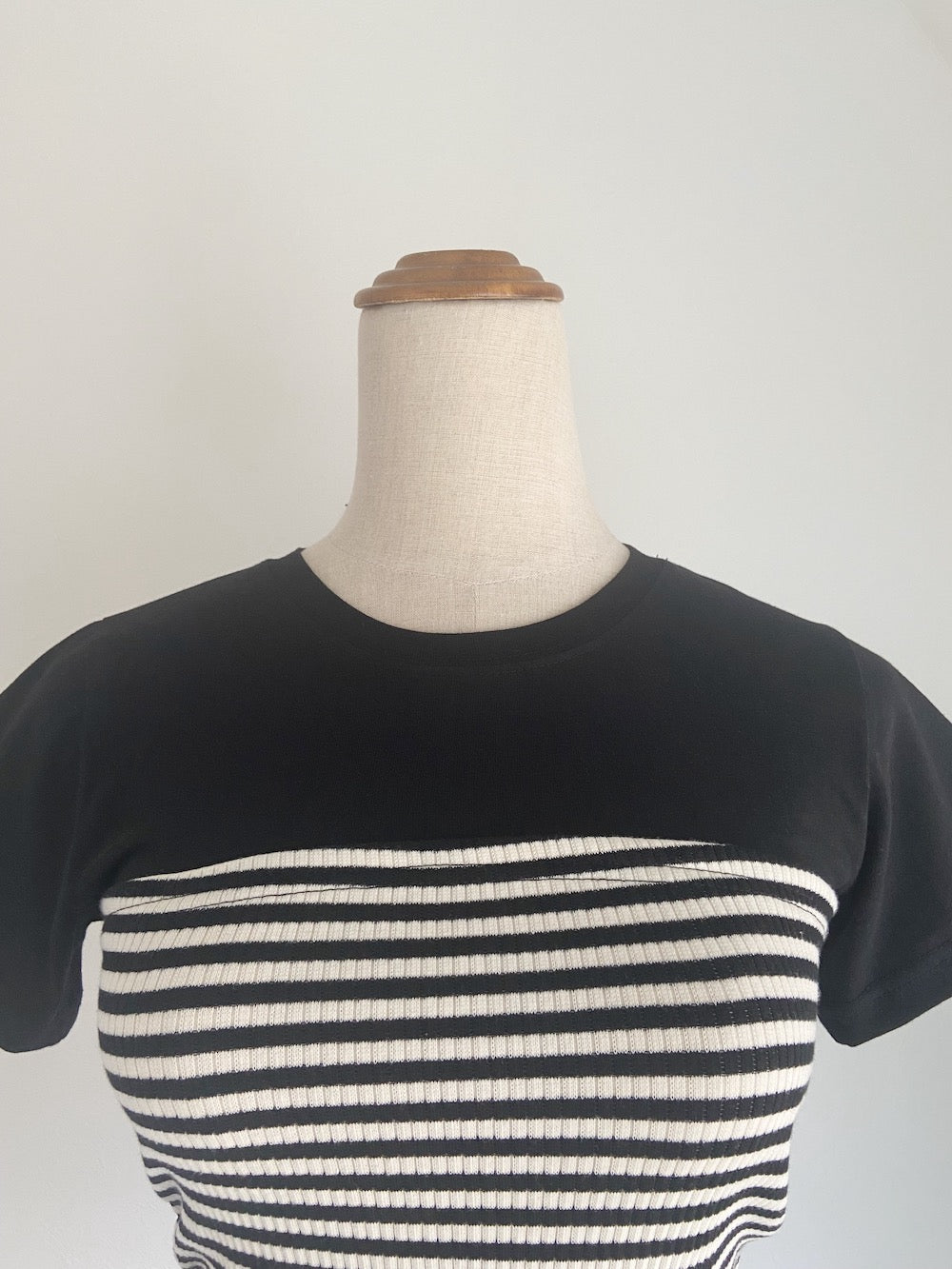 ＜SL2232713＞　ボーダービスチェレイヤードTOPS
