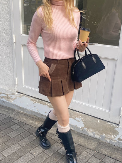 ＜SL2244664＞　プレッピープリーツミニスカート