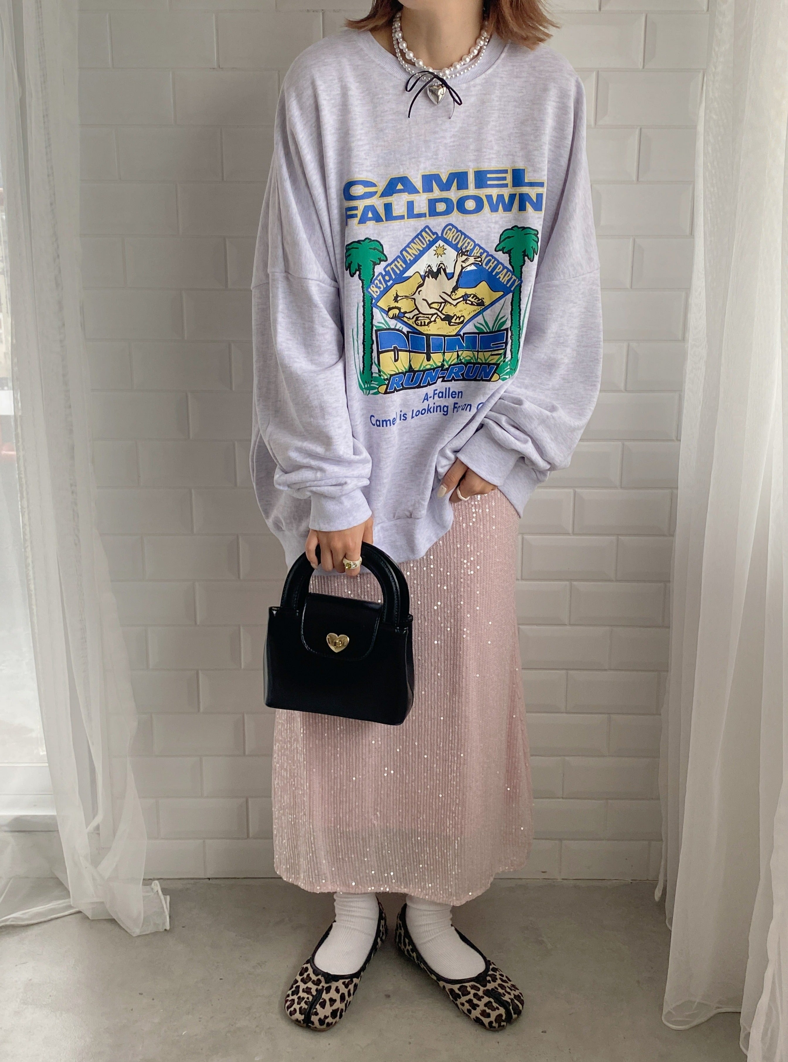 ＜SL2233682＞　camel vintage Sweat