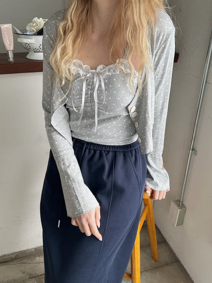＜SL2251643＞　パッド付きベアデザインアンサンブル