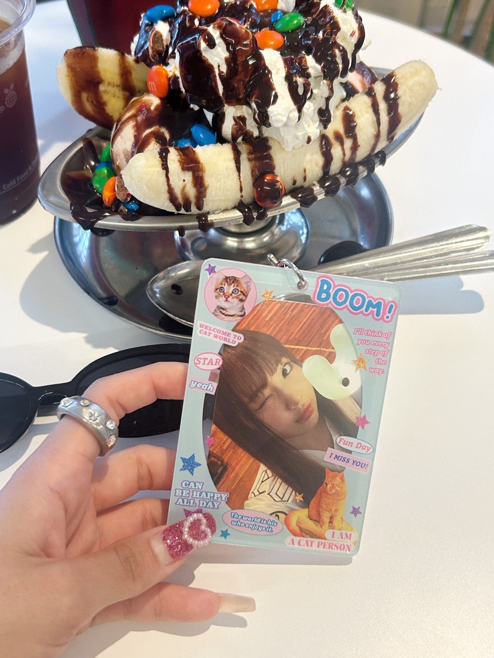 ＜WO4242604＞　両面ネコPOPトレカカードケース