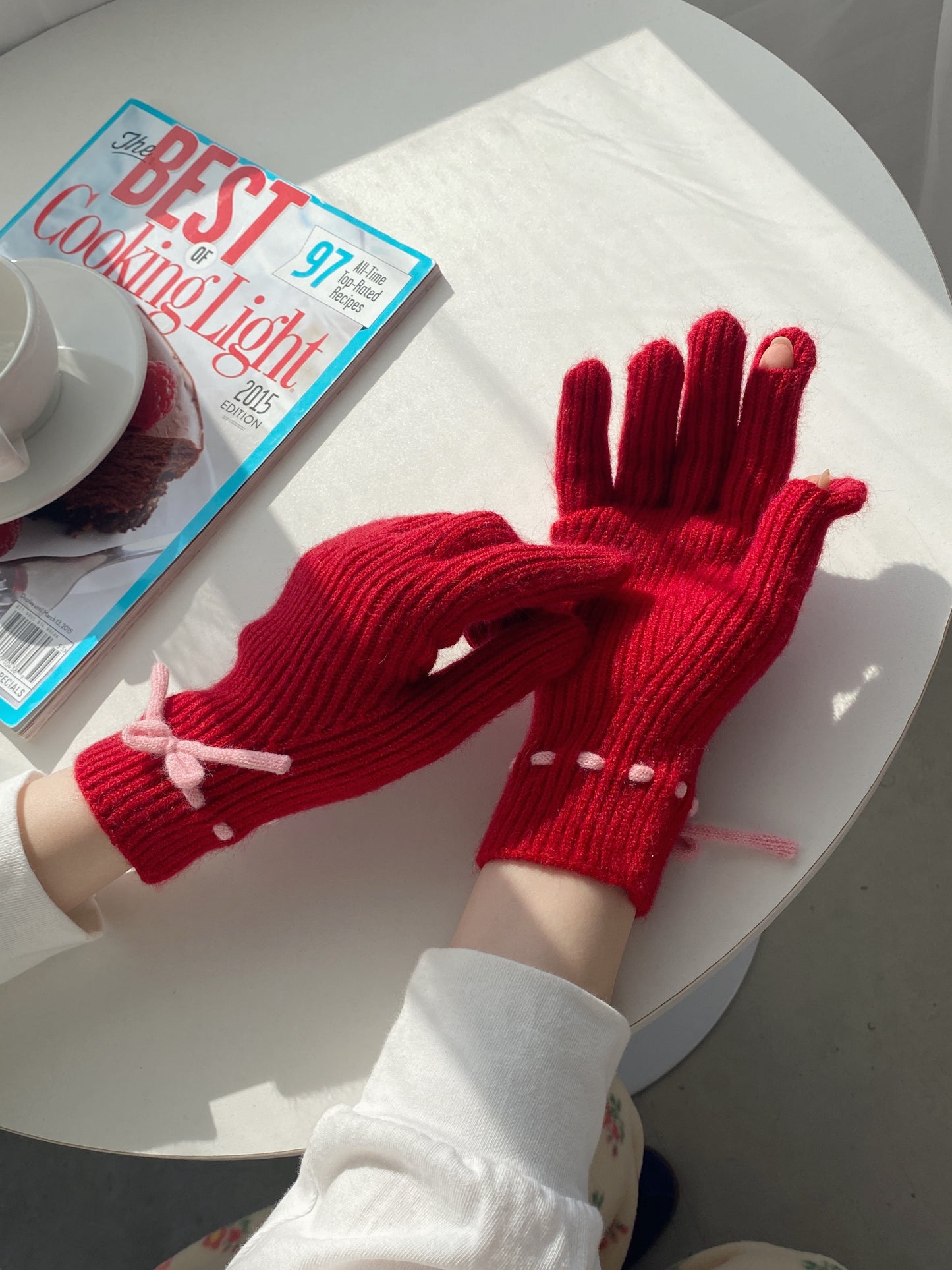 ＜SL4234601＞　ribbon stitch glove