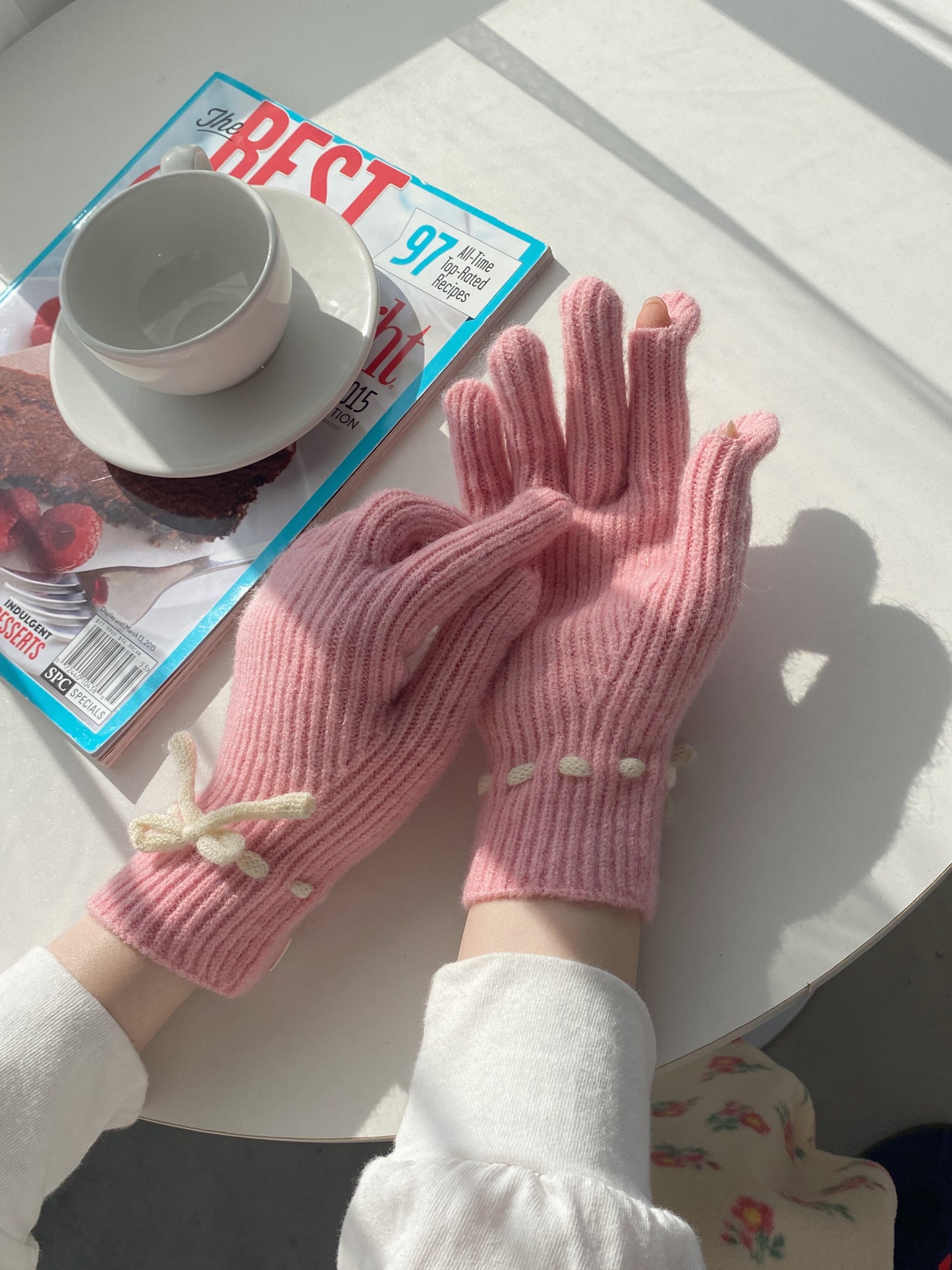 ＜SL4234601＞　ribbon stitch glove