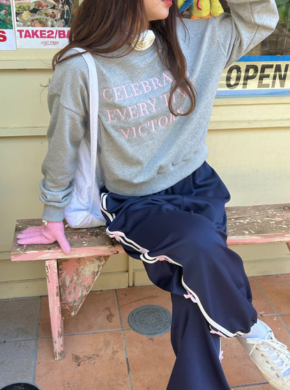 1,000円オフ！＜SL2234611＞　lettering middleスウェット