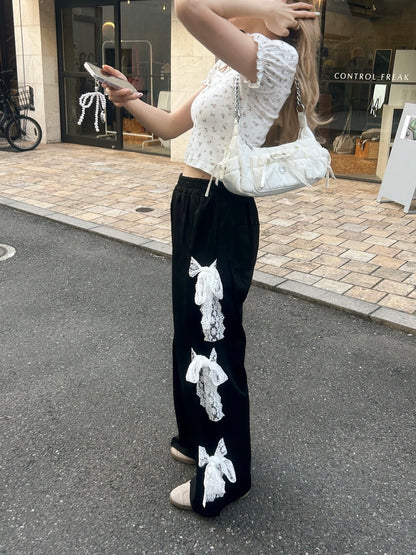 ＜SL2222721＞　小花柄パフスリーブTOPS
