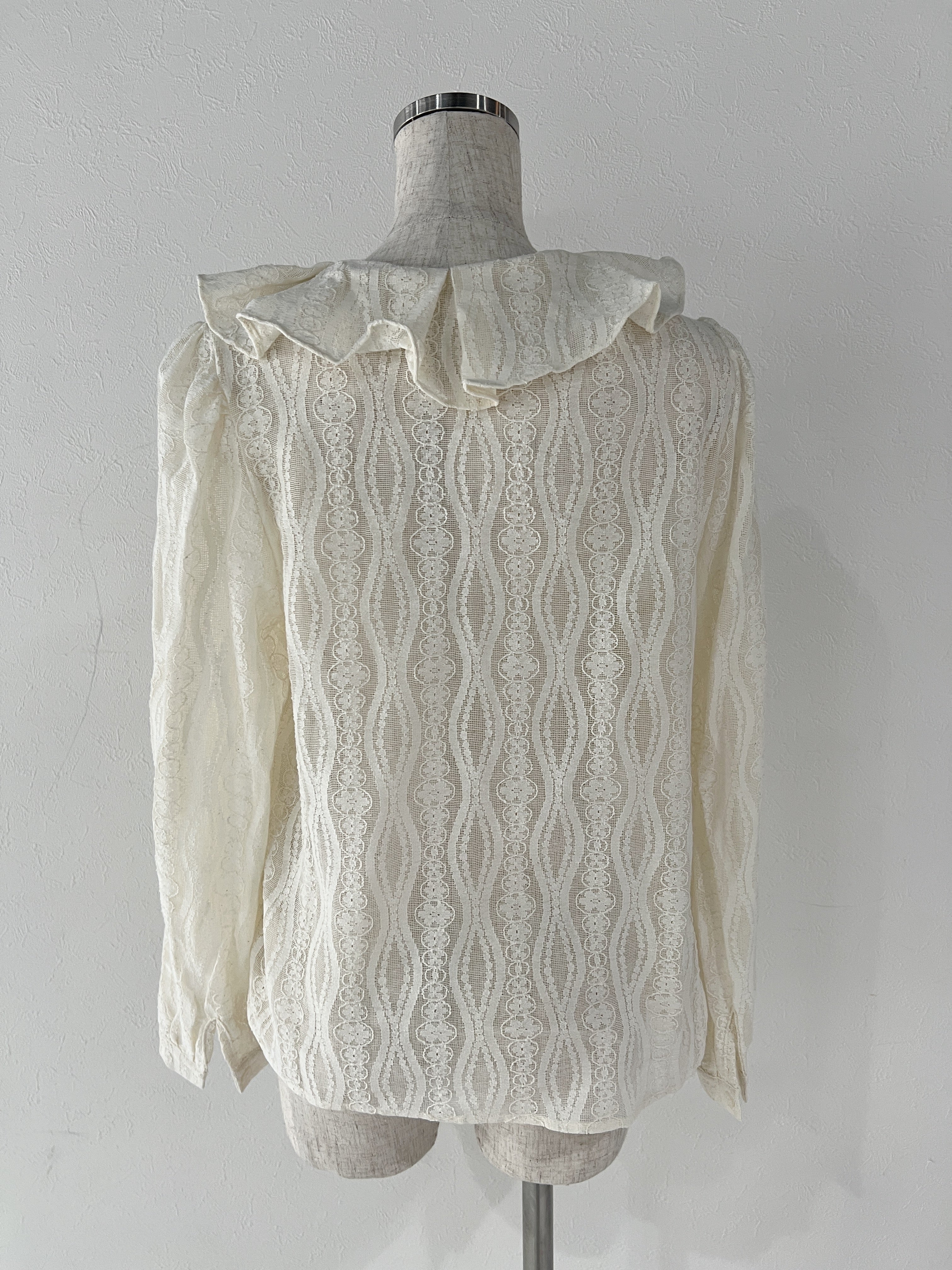 ＜SL2234639＞　vintage like frill blouse