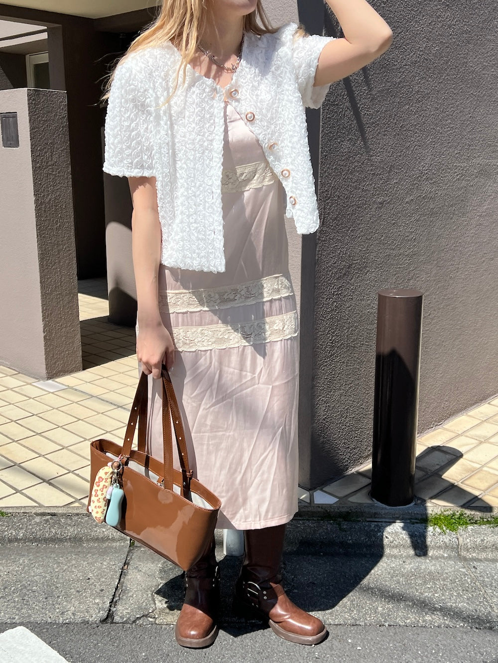 ＜SL2252601＞　ローズレディブラウス