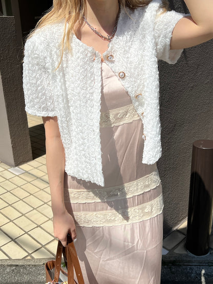 ＜SL2252601＞　ローズレディブラウス