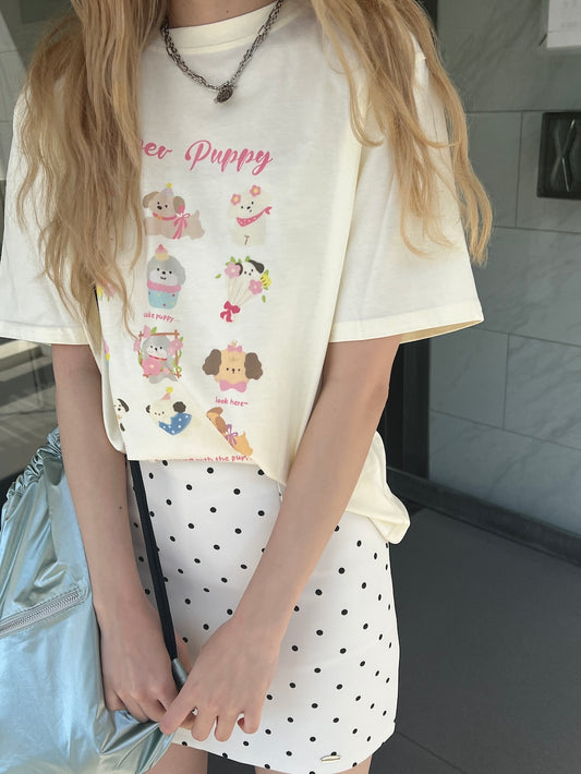 ＜SL2252609＞　Flower dog T