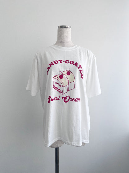 ＜SL2241659＞　candy cake tee