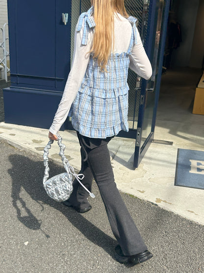 ＜SL2241609＞　ribbon skirt pants