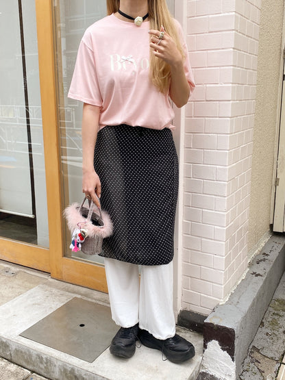 ＜SL2241618＞　Beyond ribbon tee