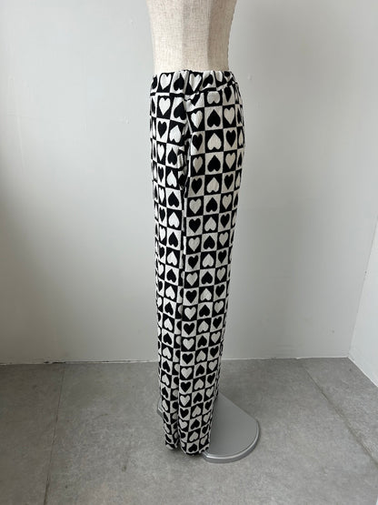＜SL2241611＞　ハートプリーツパンツ