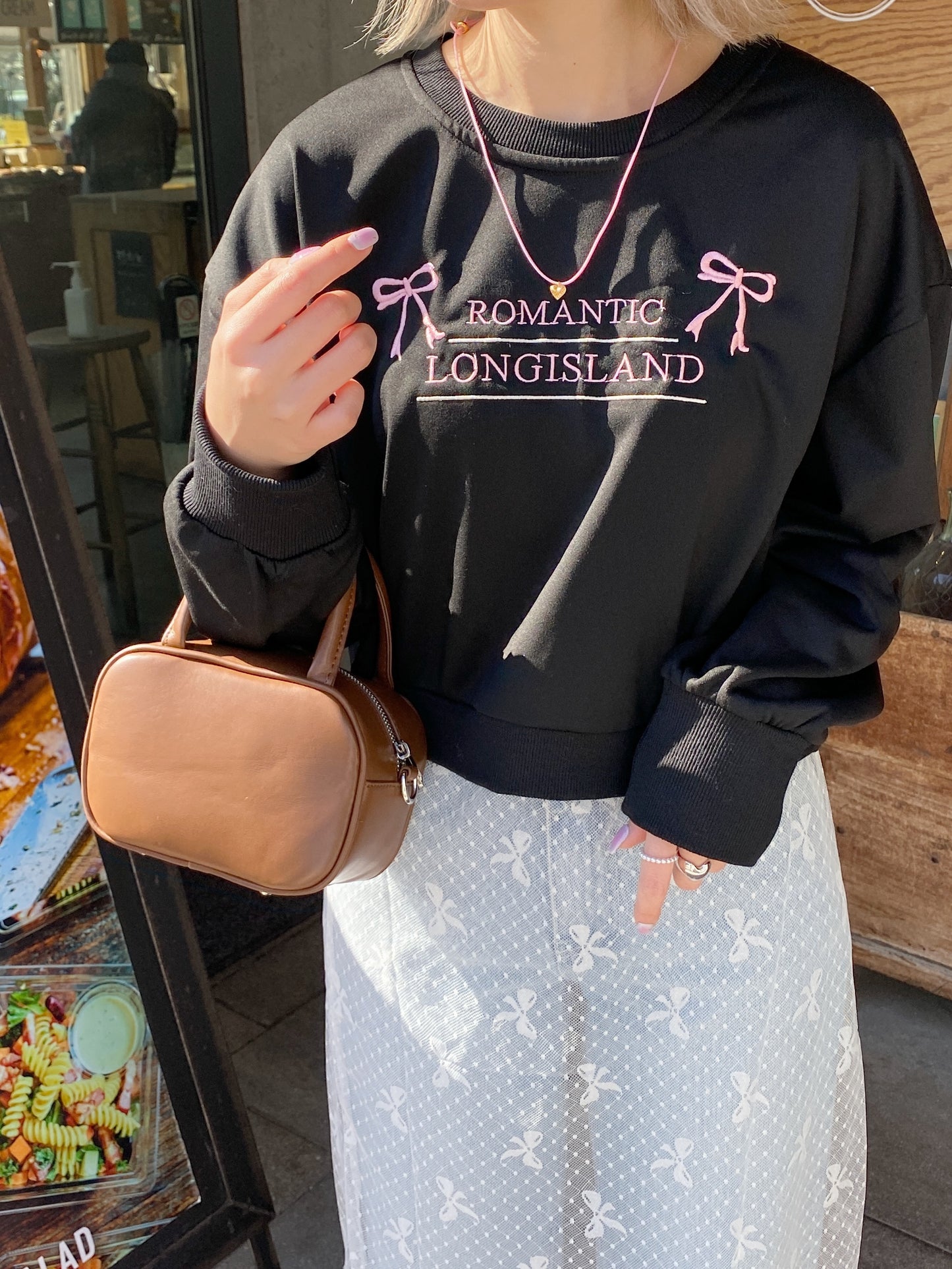＜SL2234643＞　リボンスウェット