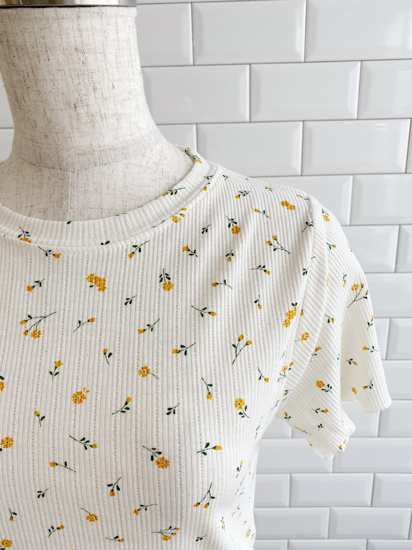 ＜SL2241627＞　flower thermal tee