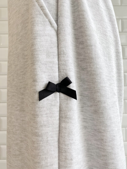＜SL2241630＞　side ribbon sweat pants