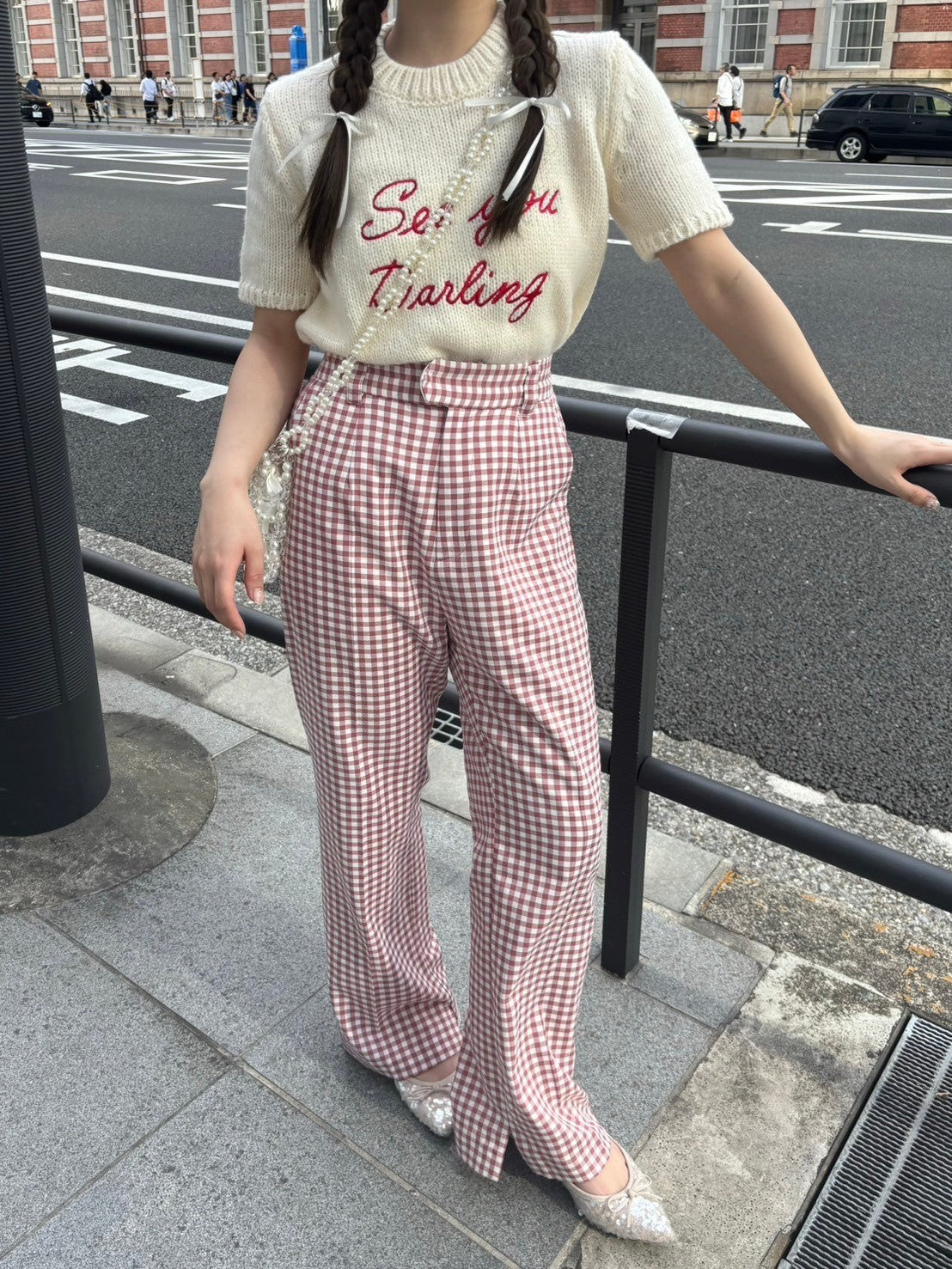 ＜RN2242009＞　ロゴデザインニット