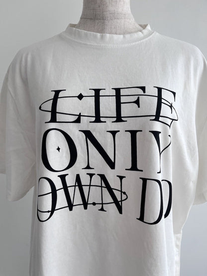 ＜LE2242912＞　ロゴビッグTシャツ