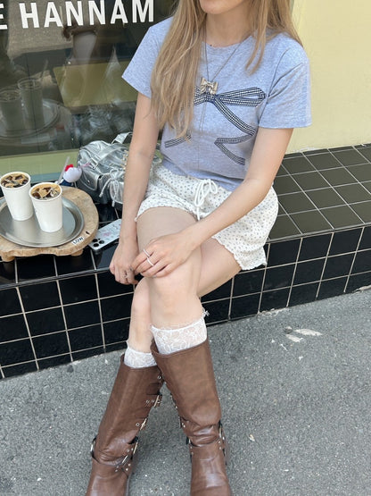 ＜SL2242617＞　小花柄フリルメロウショートパンツ