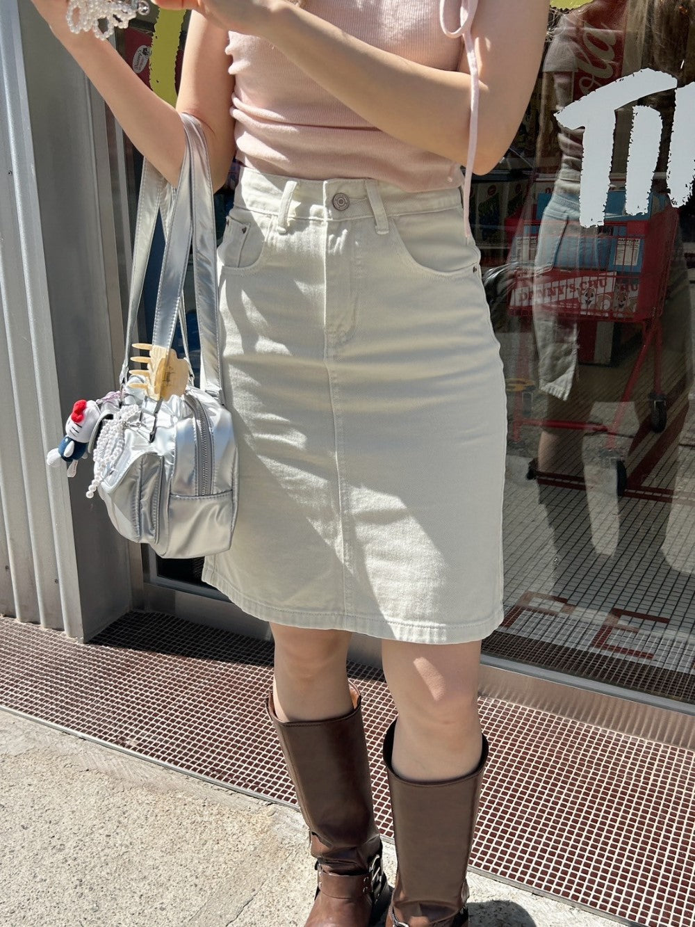 ＜SL2242637＞　デニムミディスカート