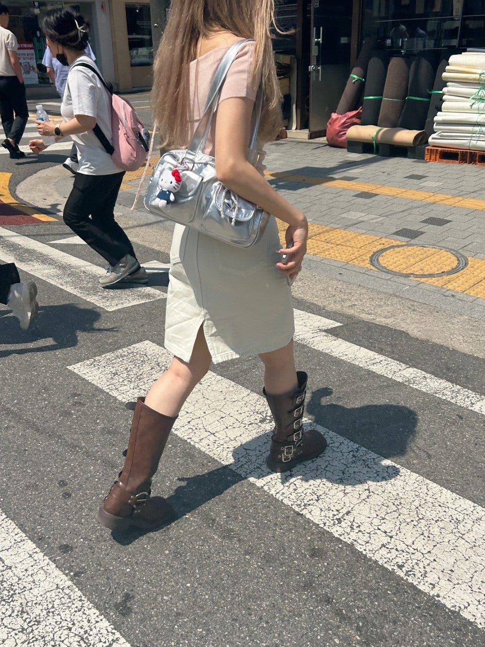 ＜SL2242637＞　デニムミディスカート