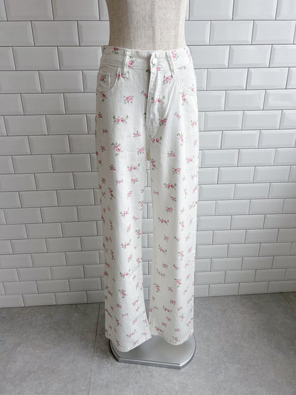 ＜SL2242646＞　fancy flower pants