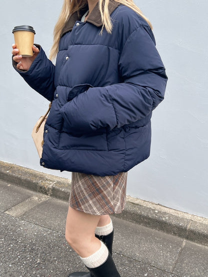 ＜SL2244601＞　バイカラーシンプルフェイクダウン