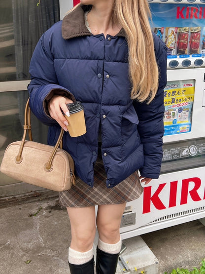 ＜SL2244601＞　バイカラーシンプルフェイクダウン