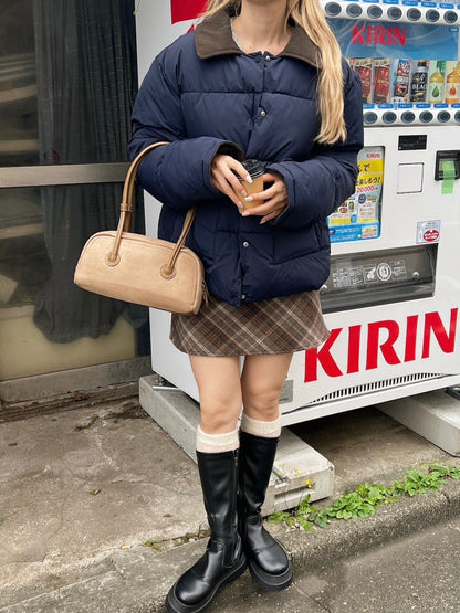 ＜SL2244601＞　バイカラーシンプルフェイクダウン