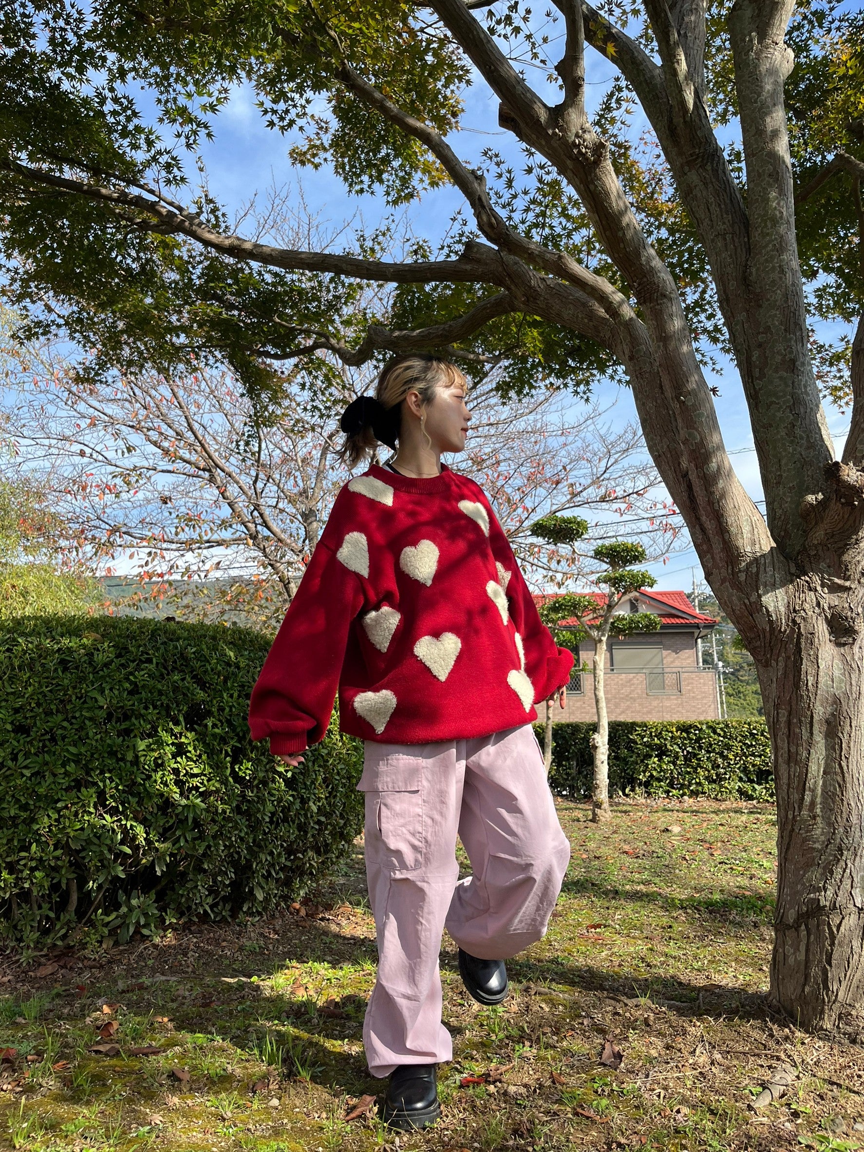 ＜IT2232417＞　メンズライクカーゴパンツ