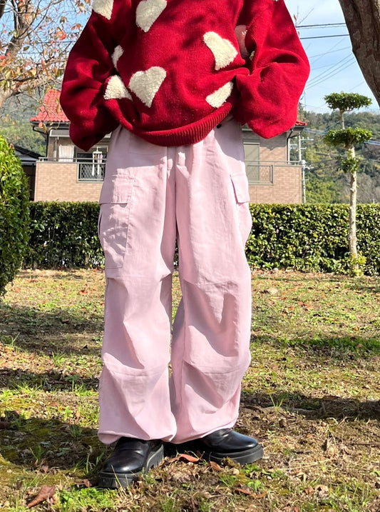 ＜IT2232417＞　メンズライクカーゴパンツ