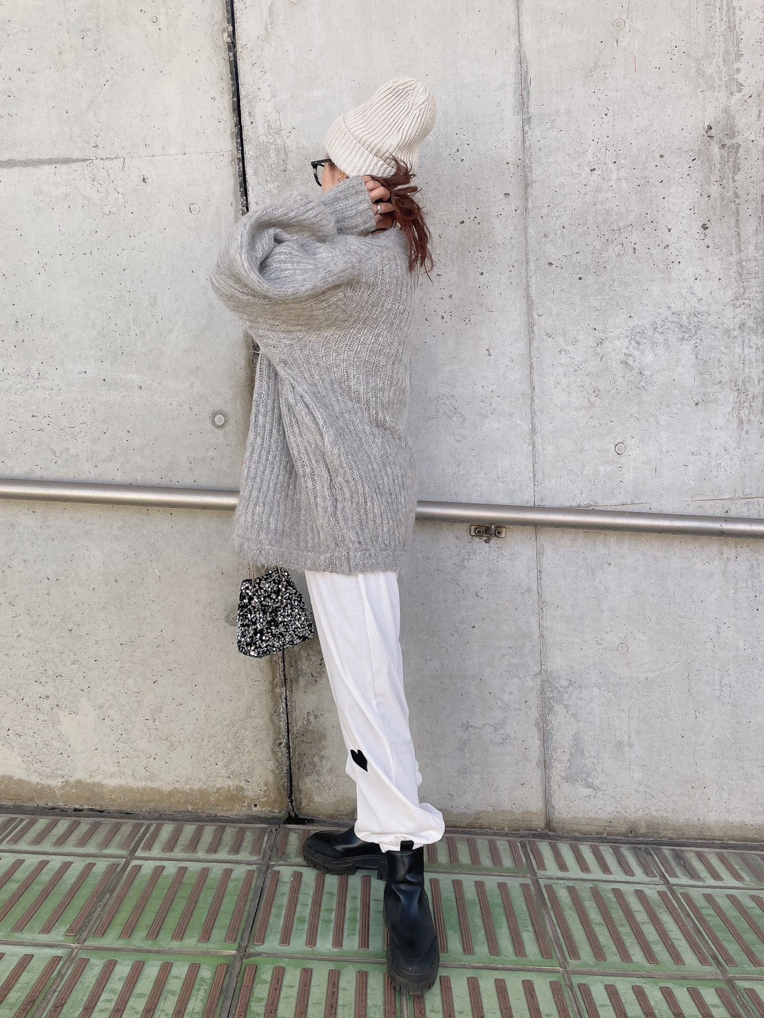 1,000円オフ！＜AN2234328＞　ハートスウェットパンツ