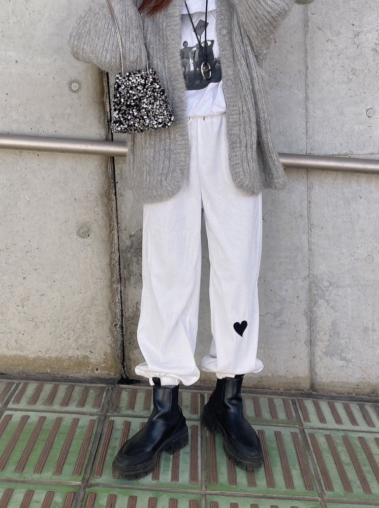 1,000円オフ！＜AN2234328＞　ハートスウェットパンツ