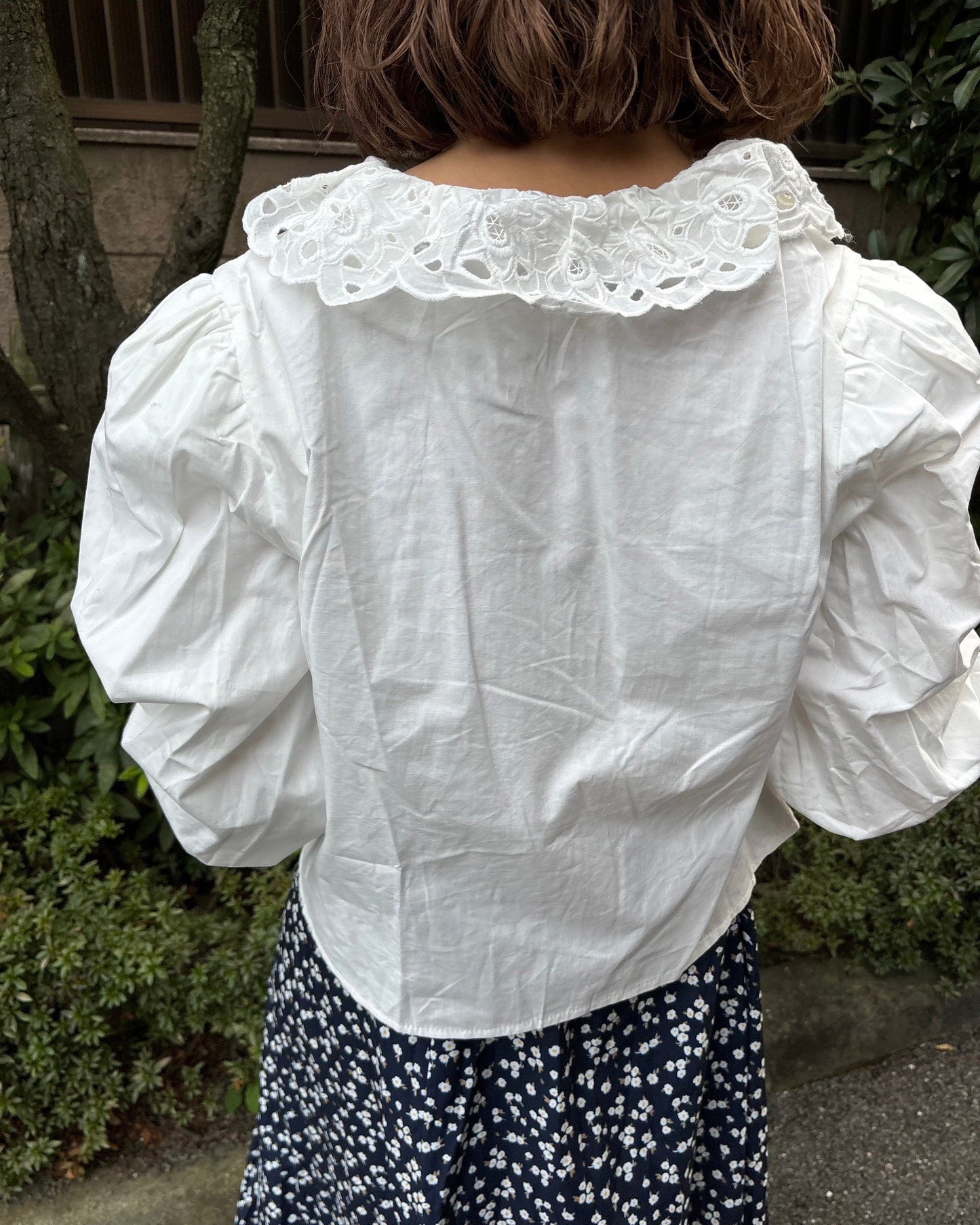 ♥＜LT2234124＞　パフスリーブフリルブラウス