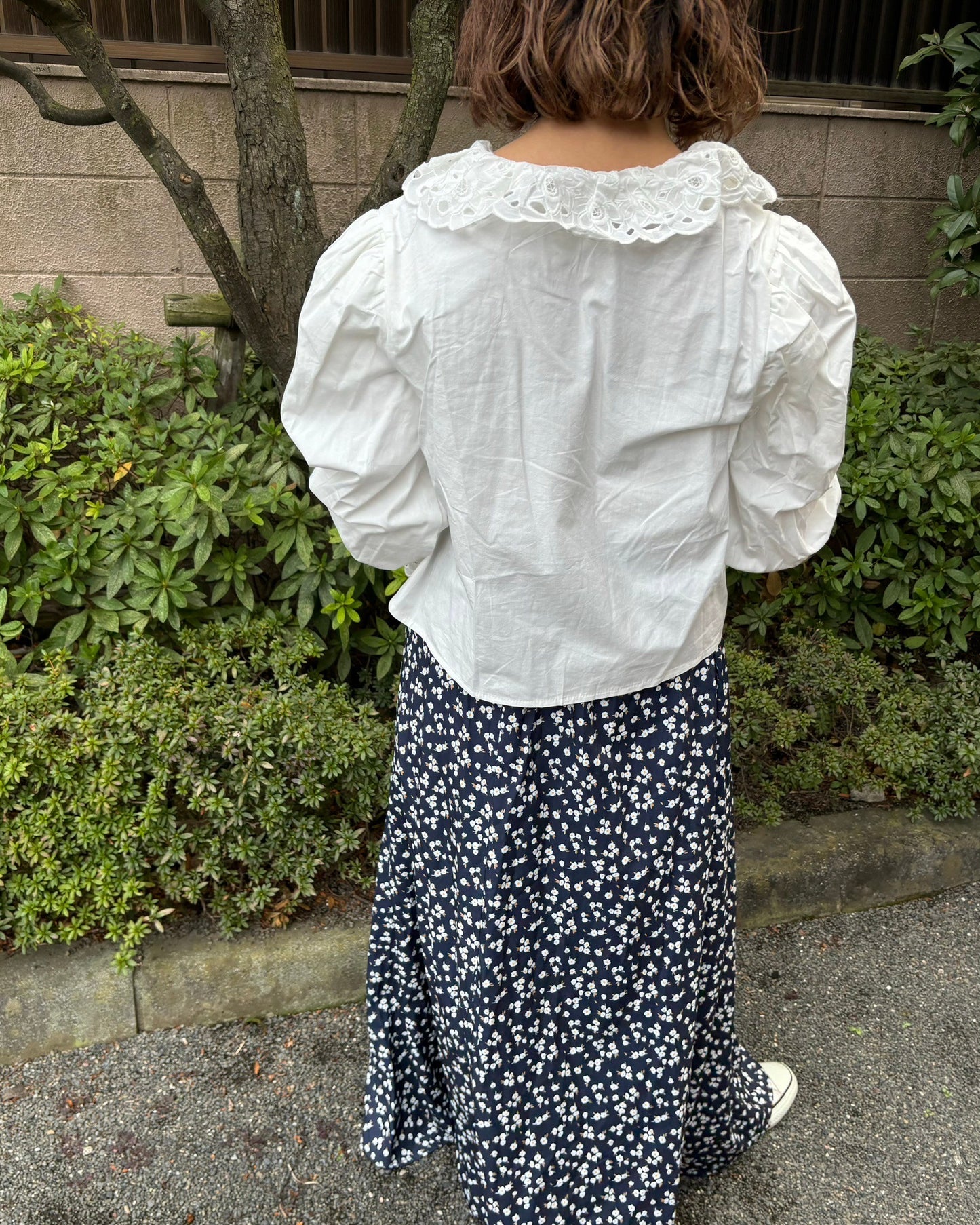 ♥＜LT2234124＞　パフスリーブフリルブラウス