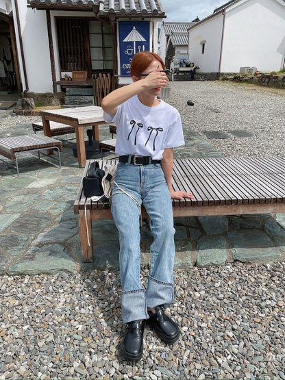 ＜AN2241202＞　リボンTシャツ