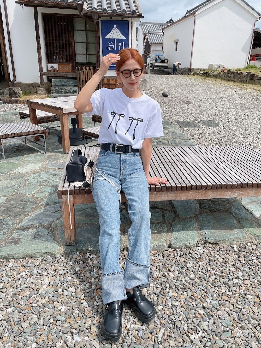＜AN2241202＞　リボンTシャツ