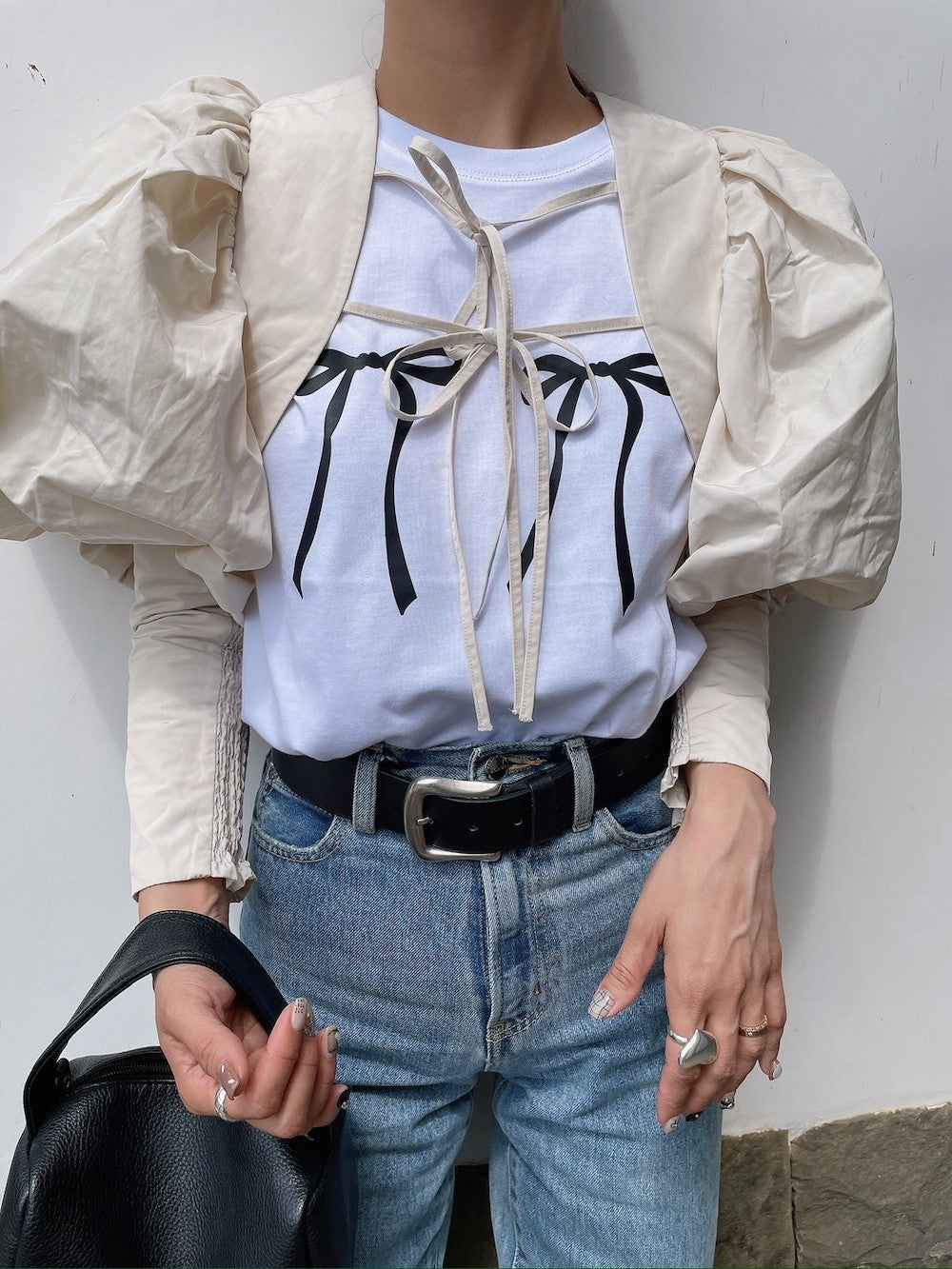 ＜AN2241202＞　リボンTシャツ