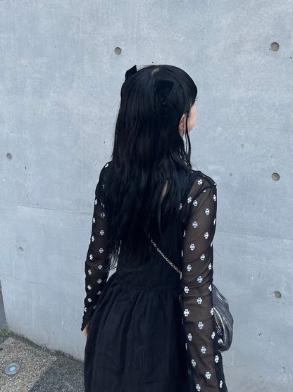 ＜IT2242408＞　コットンレースチュニック